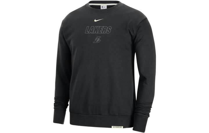 Nike Nike Nba Los Angeles Lakers Standard Issue Loose Fit Sweatshirt