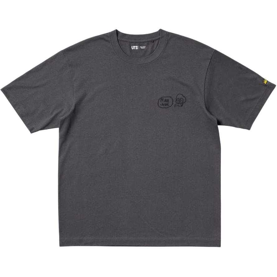 UNIQLO x Jean Michel Basquiat Collaboration SS25 T Shirt Unisex Dark Gray