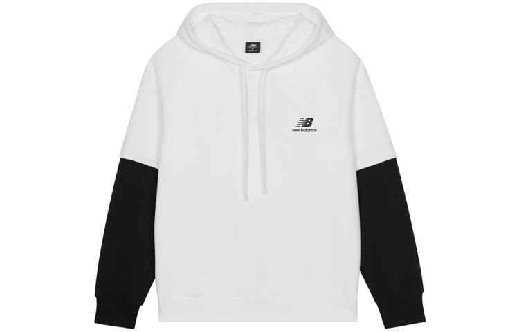 New Balance New Balance Sweatshirts Unisex White Hooded Moderate Regular