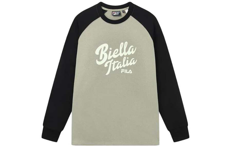 FILA Sweatshirt Unisex Light Sand Army Green