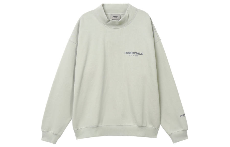Fear Of God Essentials Ssense Exclusive Mock Neck Sweatshirt