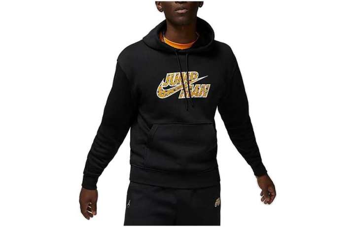 Jordan Jordan Sweatshirts Men's Black Hooded Moderate Regular
