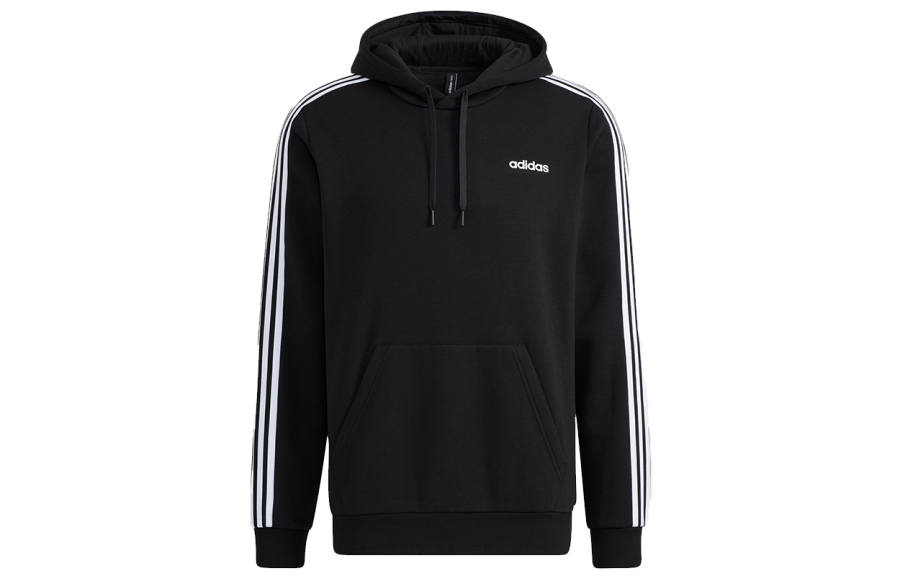 Adidas Neo M Ce 3S Flc Hdy Sports Fleece Lined Hood Sweatshirt Men's Black