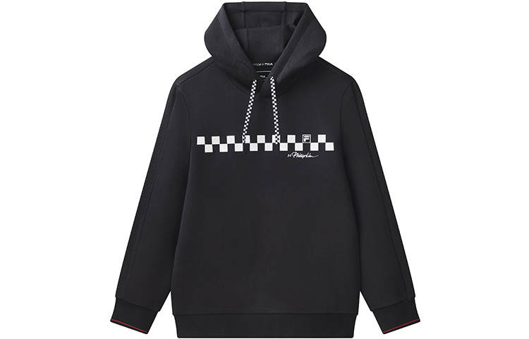 FILA X 3.1 Phillip Lim 3.1 Phillip Lim Collaboration Collection Sweatshirts Men's Jet Black Hooded Moderate Regular