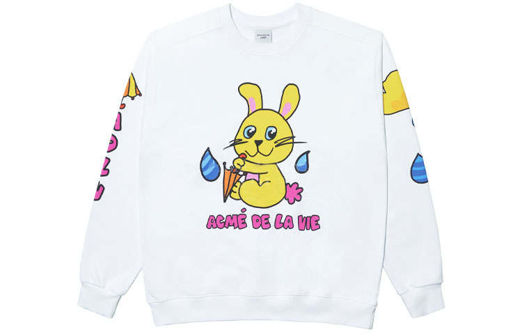 Acme De La Vie Acme De La Vie/ADLV Crew Neck Loose Fit Regular Sweatshirt Unisex White