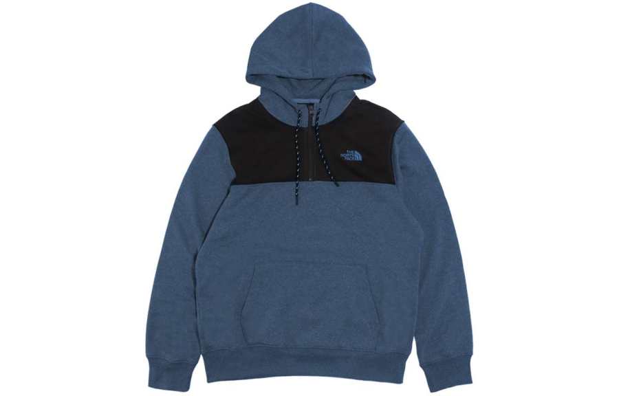 THE NORTH FACE Sweatshirts Men's Navy Blue Hooded Moderate Regular