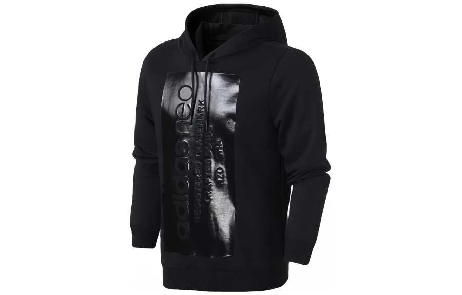Adidas Adidas Sweatshirts Men's Black Hooded Moderate Other