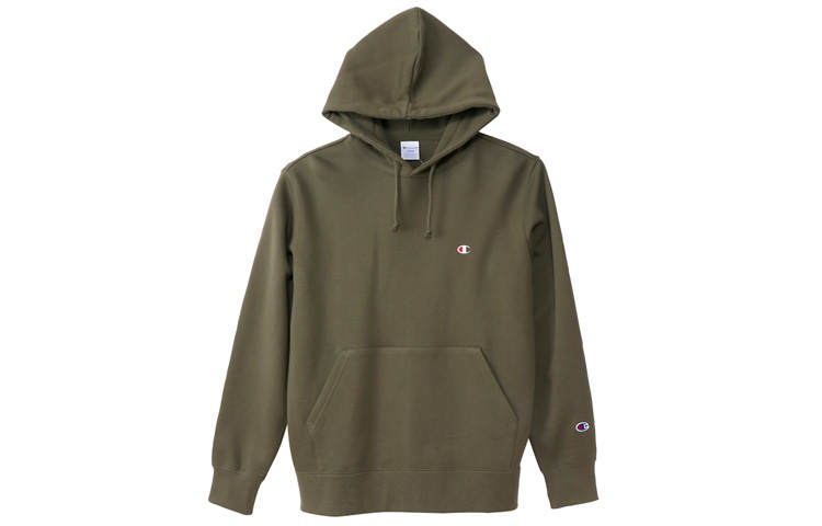 Champion Sweatshirt Japan Version Unisex Army Green