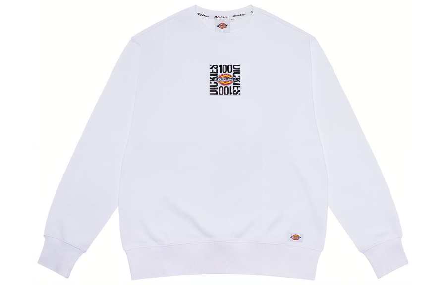 Dickies Dickies Sweatshirts Unisex White Crew Neck Moderate Regular