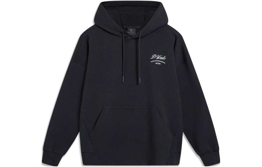 Li-Ning Li Ning Sweatshirts Men's Black Hooded Moderate Regular
