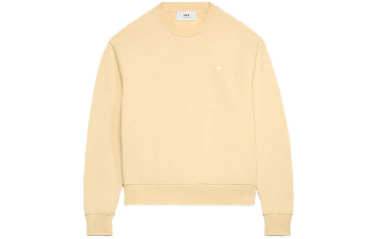 AMIPARIS AMIPARIS Sweatshirt Unisex Cream Yellow
