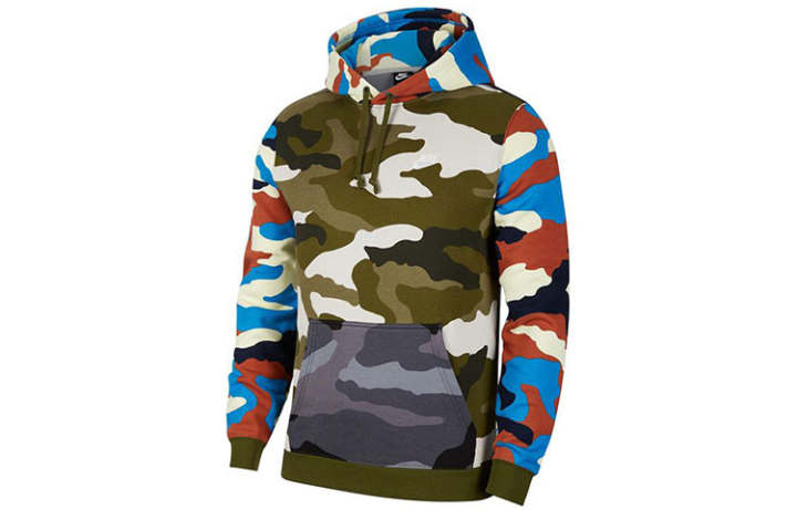 Nike Nike Sweatshirts Men's Olive Hooded Thickened Regular