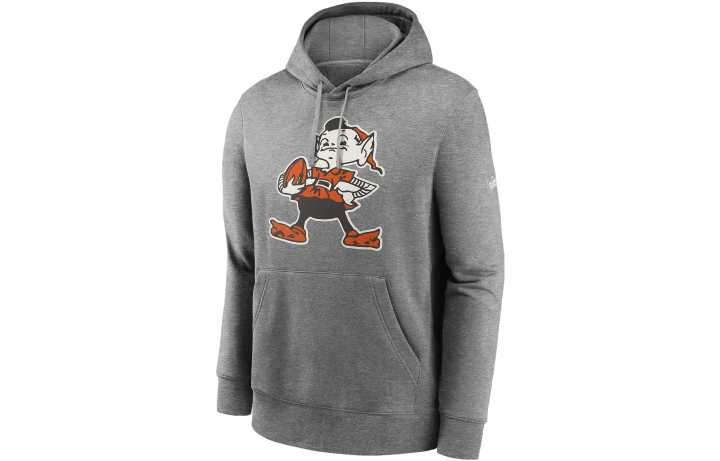 Nike Nike Cleveland Browns Rewind Club Logo Men's Nike Nfl Pullover Hoodie