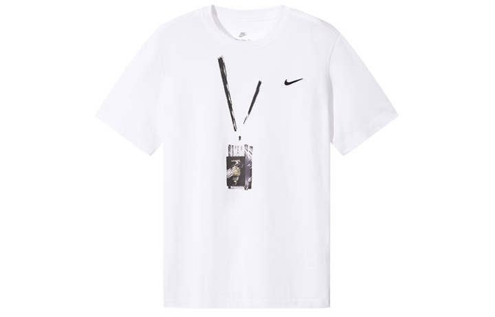 Nike Nike T Shirts Unisex White Crew Neck Moderate Straight Fit
