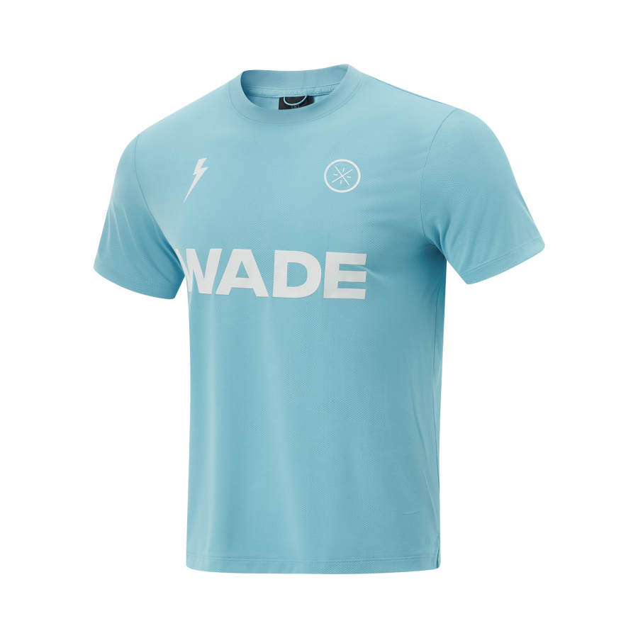 Li-Ning Li Ning Basketball Collection T Shirt Men's Milk White Blue