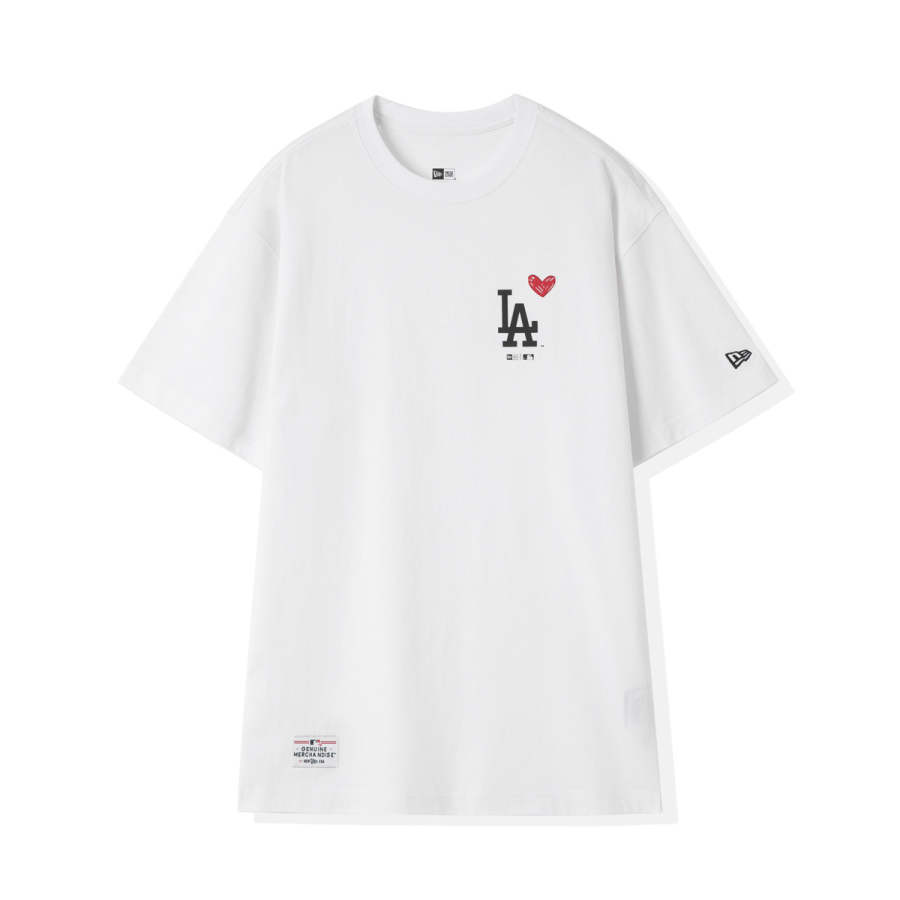 New Era T Shirts Unisex White Crew Neck Moderate