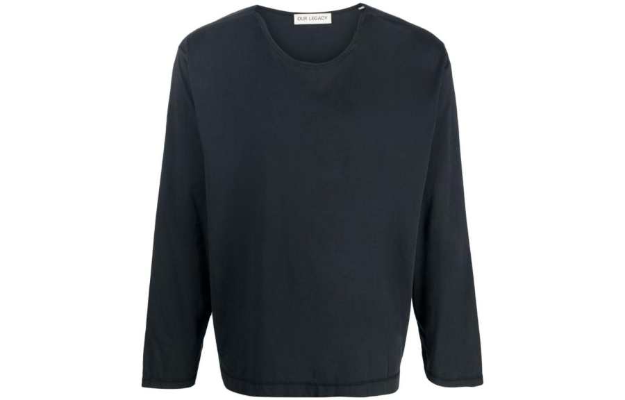 OUR LEGACY Sweatshirts Men's Black Crew Neck Moderate Other