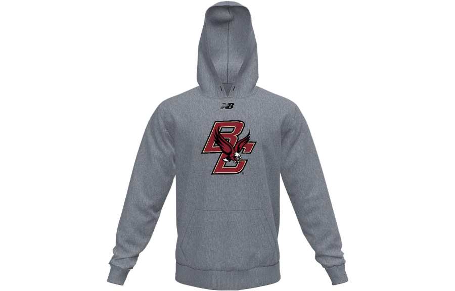 New Balance New Balance Sweatshirts Men's Gray Hooded Moderate Regular