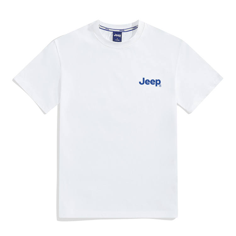 Jeep T Shirts Unisex Crew Neck Moderate Straight Fit