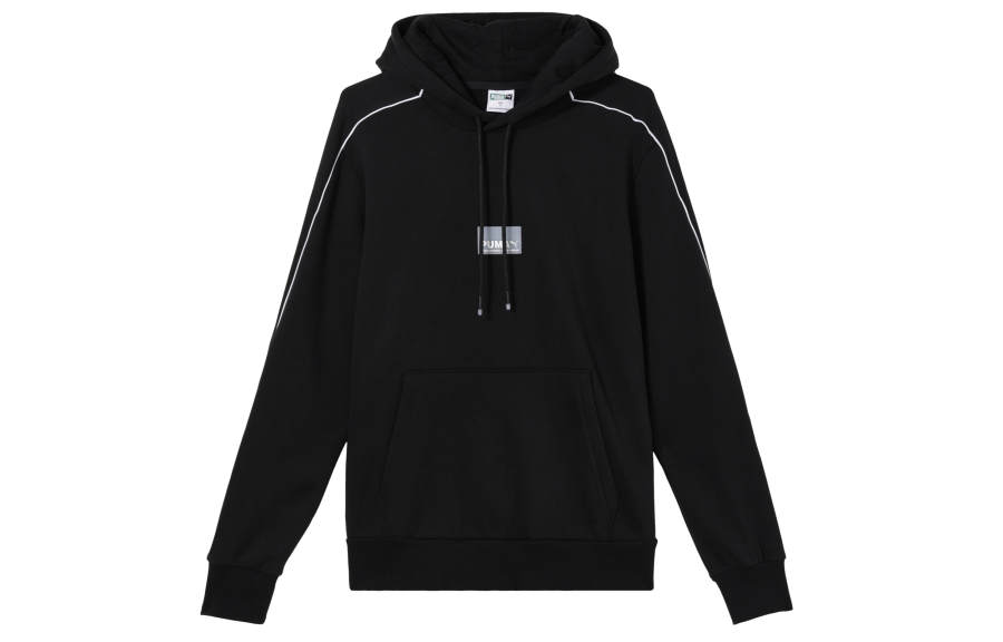 PUMA Sweatshirts Men's Black Hooded Moderate Other
