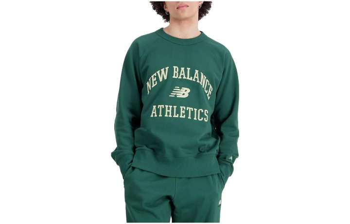 New Balance New Balance Athletics Varsity Logo Embroidered Crewneck Sweatshirt