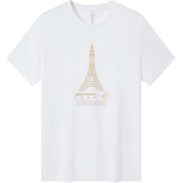 Anta x XICHA,LIANMINGKUAN T Shirt Unisex Pure White