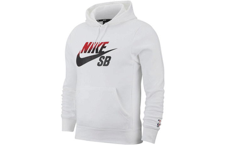 Nike Nike Sweatshirts Men's White Hooded Moderate Regular