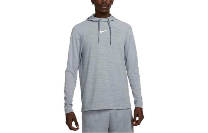Nike Nike Sweatshirts Men's Light Gray Hooded Moderate Regular