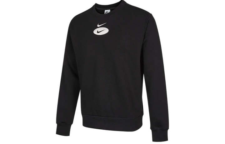Nike Nike Sweatshirts Men's Black Crew Neck Moderate Other