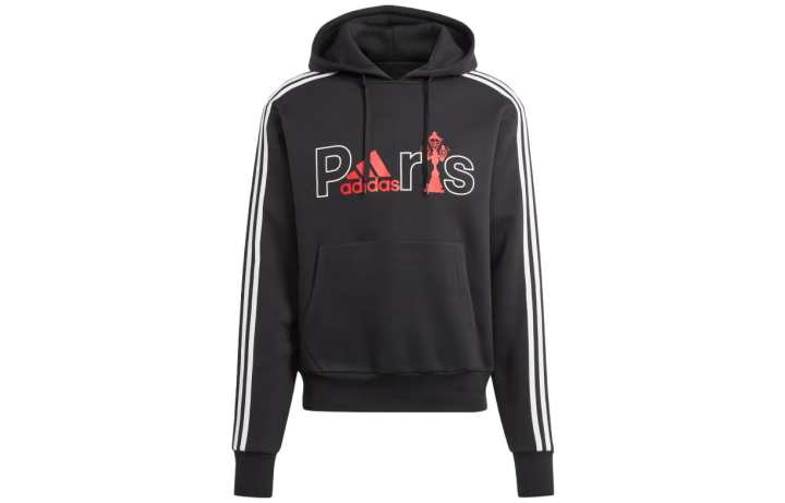 Adidas Adidas Sweatshirts Unisex Black Hooded Moderate