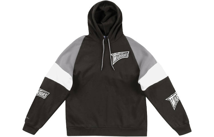 Mitchell Ness Mitchell Ness Sweatshirts Men's Black Hooded Moderate Regular