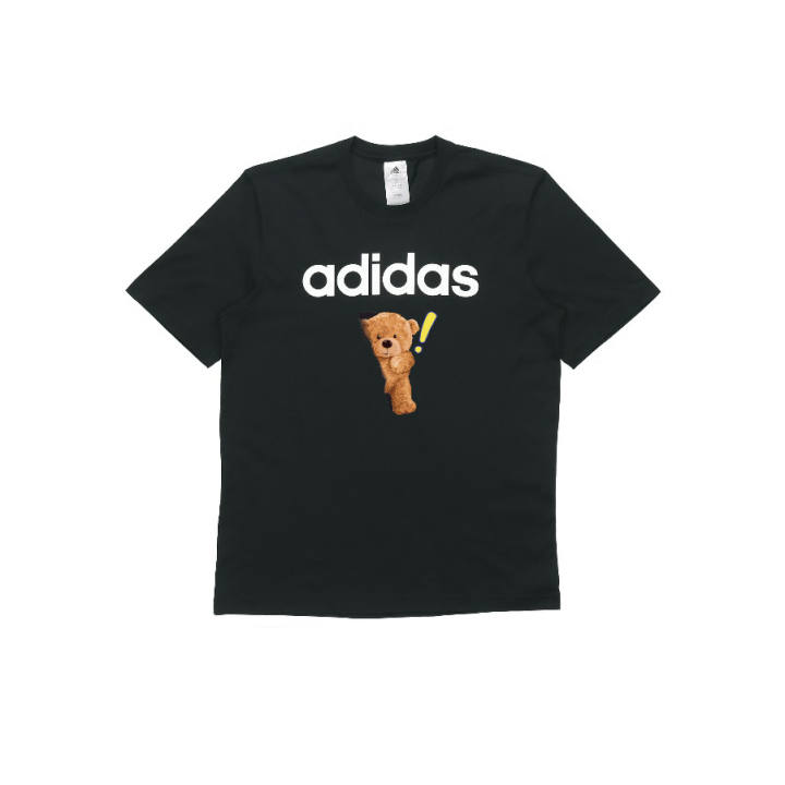 Adidas Adidas Set in Sleeve T Shirt Unisex Black