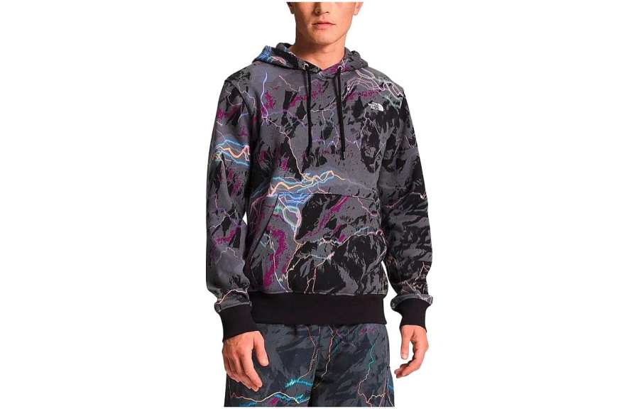 THE NORTH FACE Sweatshirts Men's Black Hooded Moderate Regular