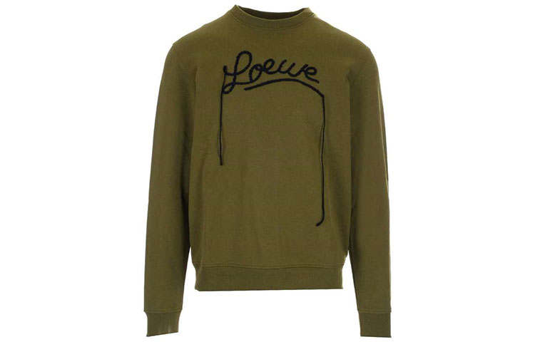 LOEWE LOEWE SS21 Sweatshirt Men's Army Green