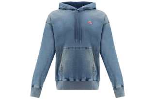 DIESEL Sweatshirts Men's Blue Hooded Non Detachable Moderate Other