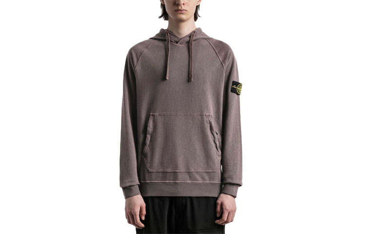 STONE ISLAND Sweatshirts Men's Gray Hooded Moderate Regular