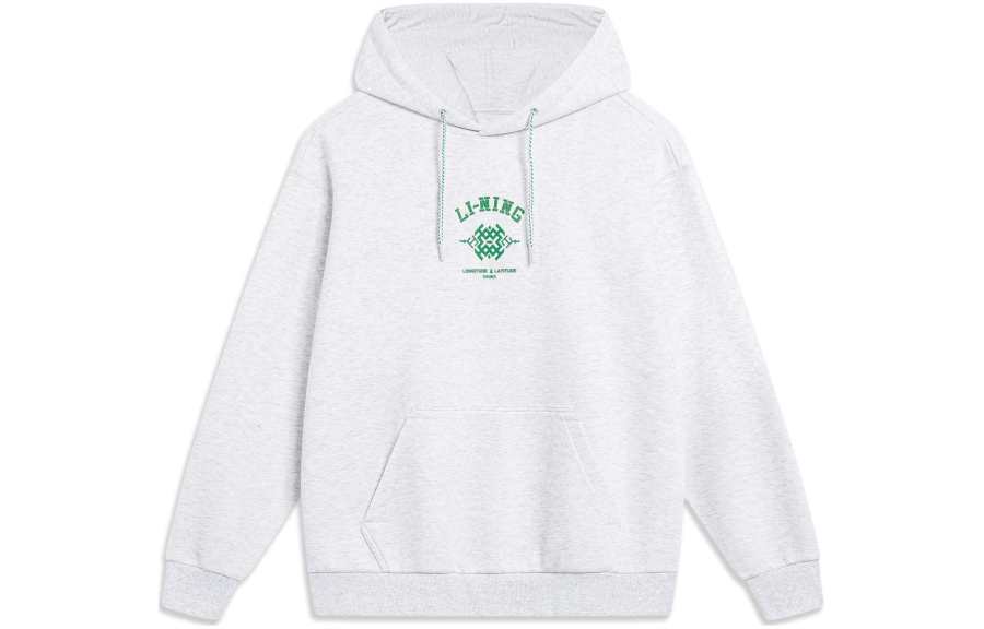 Li-Ning Li Ning China Culture Collection Sweatshirt Men's Heather Gray Deep Antarctic Gray