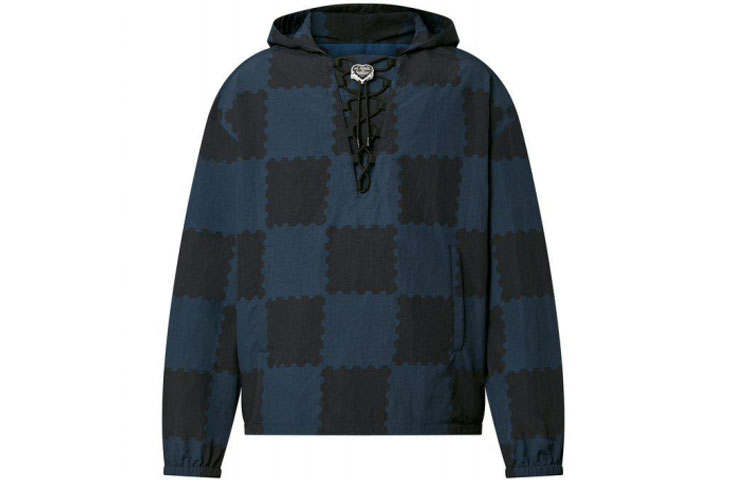LOUIS VUITTON Louis Vuitton Damier lace windbreaker