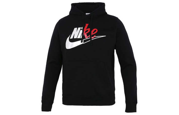 Nike Nike Sweatshirts Men's Black Hooded Moderate Regular