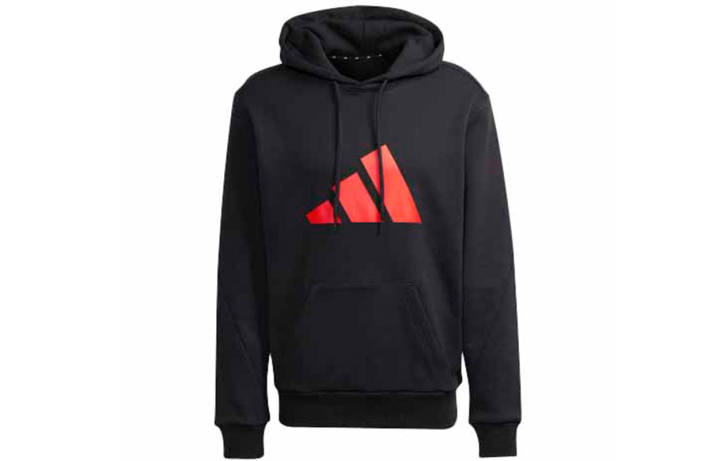 Adidas Adidas Sweatshirts Men's Black Hooded Moderate Regular