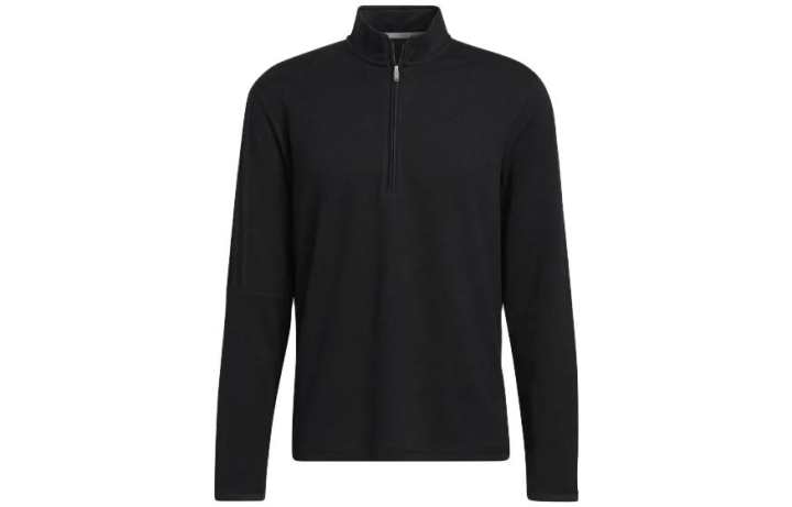Adidas Adidas Sweatshirts Men's Black Lapel Moderate Regular