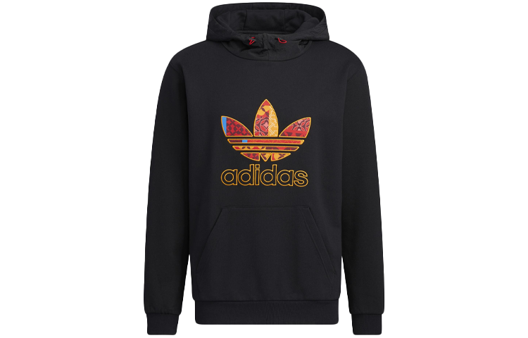 Adidas Originals Sweatshirts Men's Black Hooded Moderate Regular