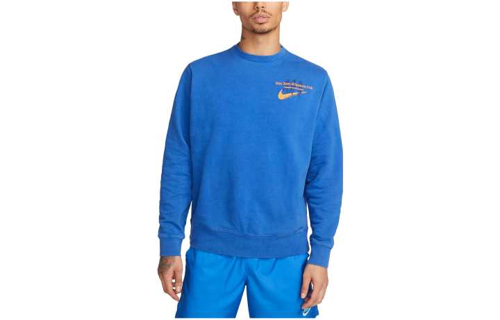 Nike Nike Sweatshirts Men's Blue Crew Neck Moderate Regular