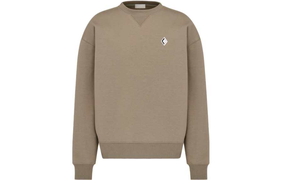 DIOR DIOR Sweatshirts Men's Camel Crew Neck Moderate Other