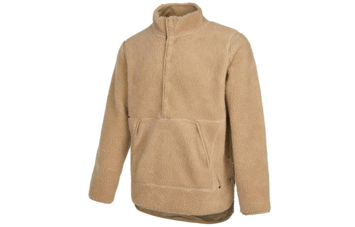 Nike Nike Sweatshirts Men's Khaki Stand Collar Moderate Regular