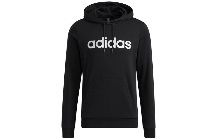 Adidas Neo Sweatshirts Men's Black Hooded Moderate Regular