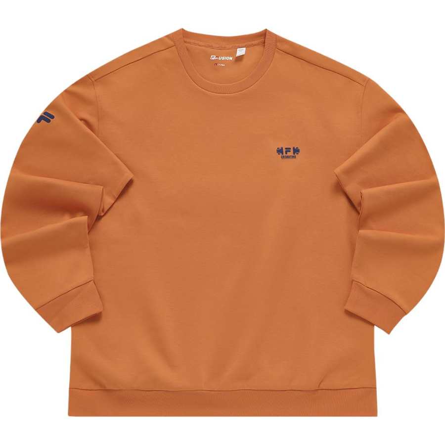 FILA FUSION Sweatshirt Men's Jamaican Orange