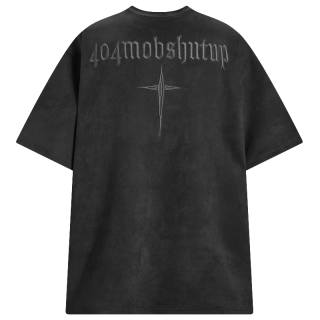 404MOB GANG T Shirts Unisex Crew Neck Moderate