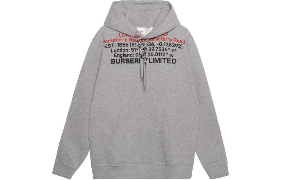 Burberry Horseferry Location Print Hoodie