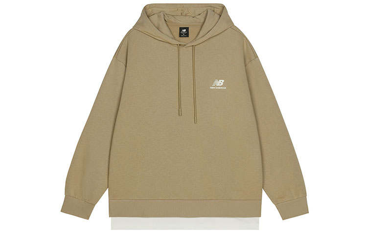 New Balance New Balance Sweatshirts Unisex Earth Yellow Hooded Moderate Regular